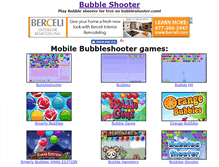 Tablet Screenshot of bubbleshooter.com